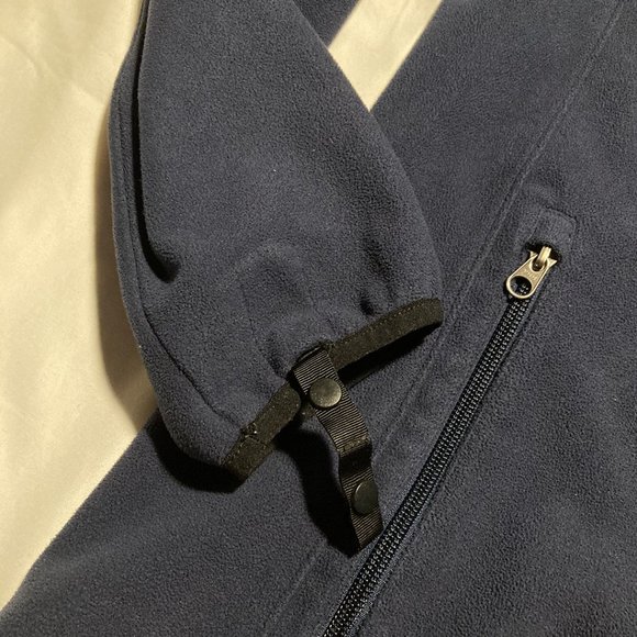 The North Face Blue and Black Suede Fleece Jacket - Picture 7 of 9